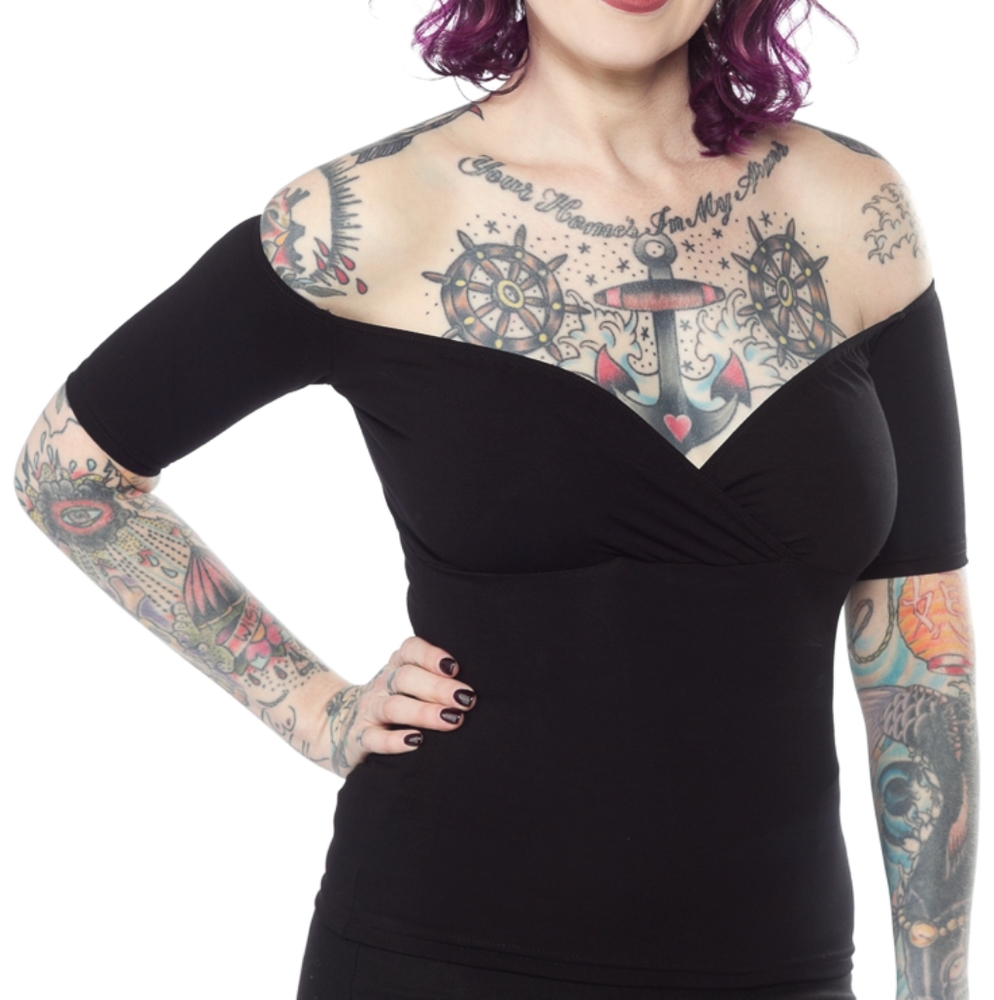Switchblade Stiletto Black Shirt